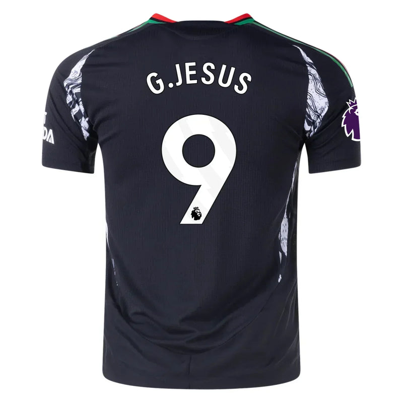 Gabriel Jesus Arsenal 24/25 Authentic II Away Jersey - Adidas