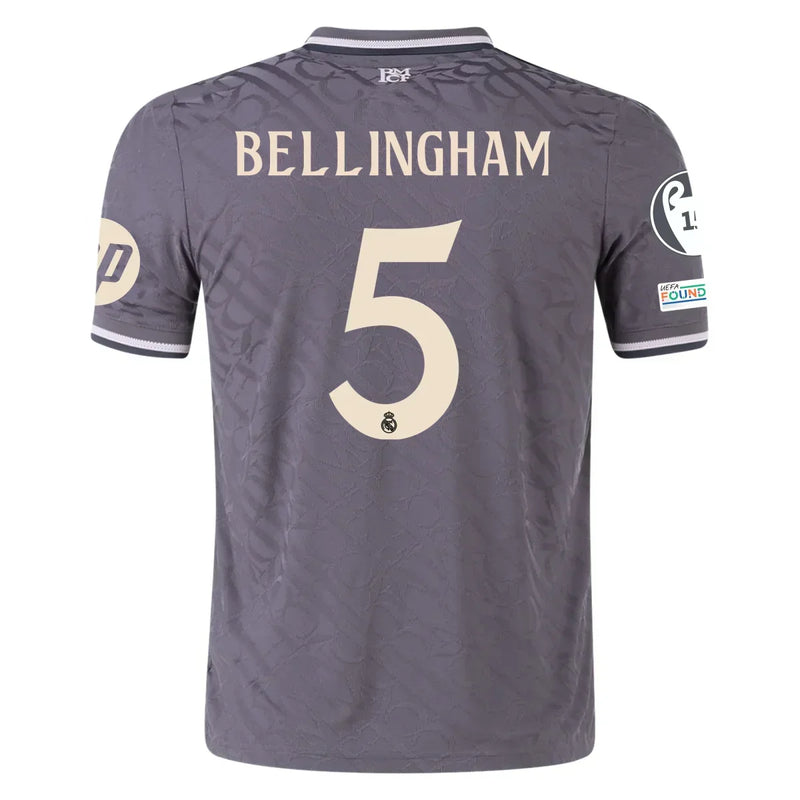 Jude Bellingham Real Madrid 24/25 III Third  Jersey Authentic - Adidas