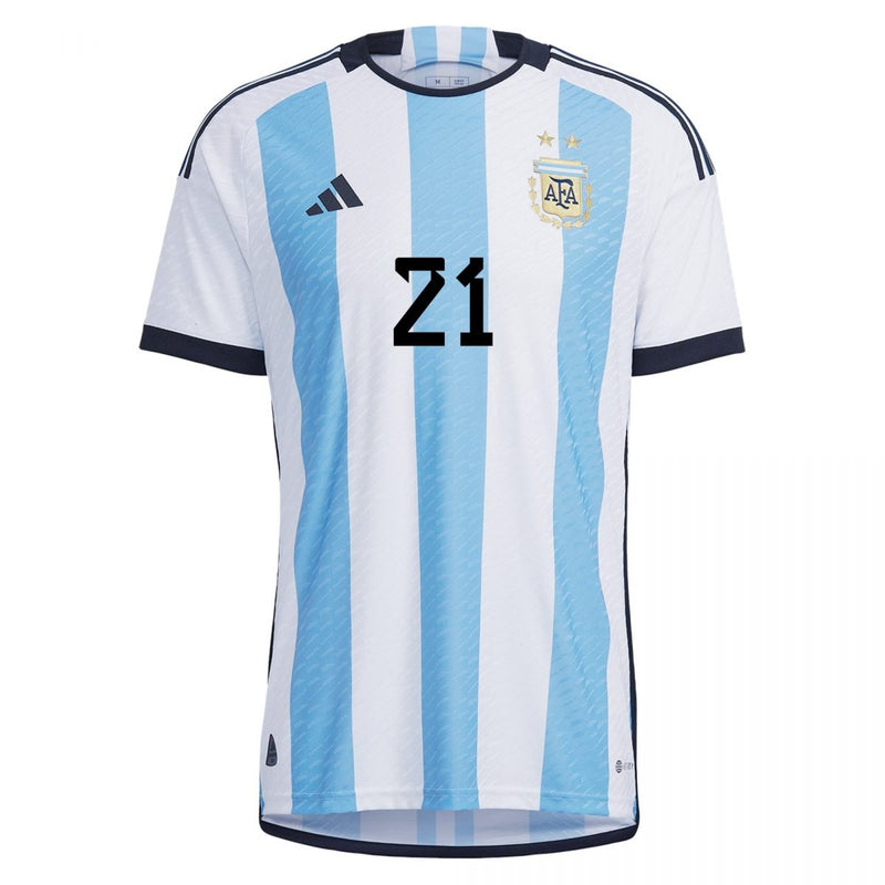 Paulo Dybala Argentina 22/23 Authentic I Home Jersey - Adidas