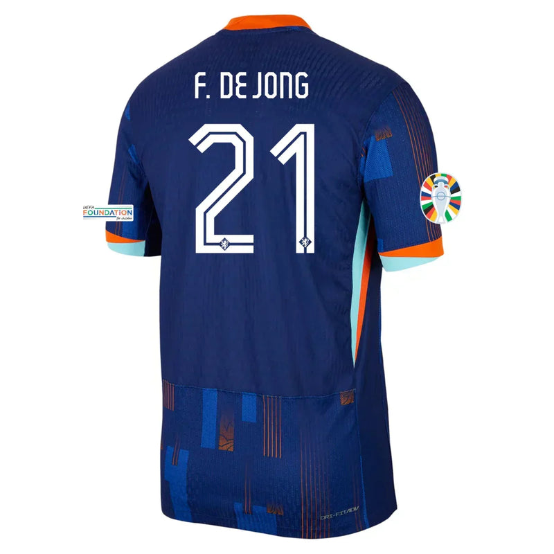 Frenkie de Jong Netherlands 24/25 Authentic II Away Jersey - Nike